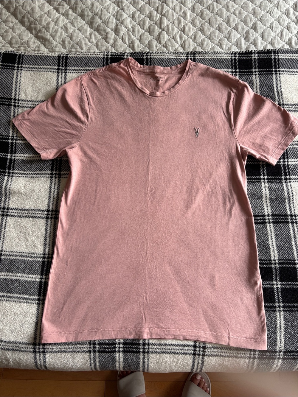 All Saints Cotton Crewneck T-Shirt - Picture 2 of 5